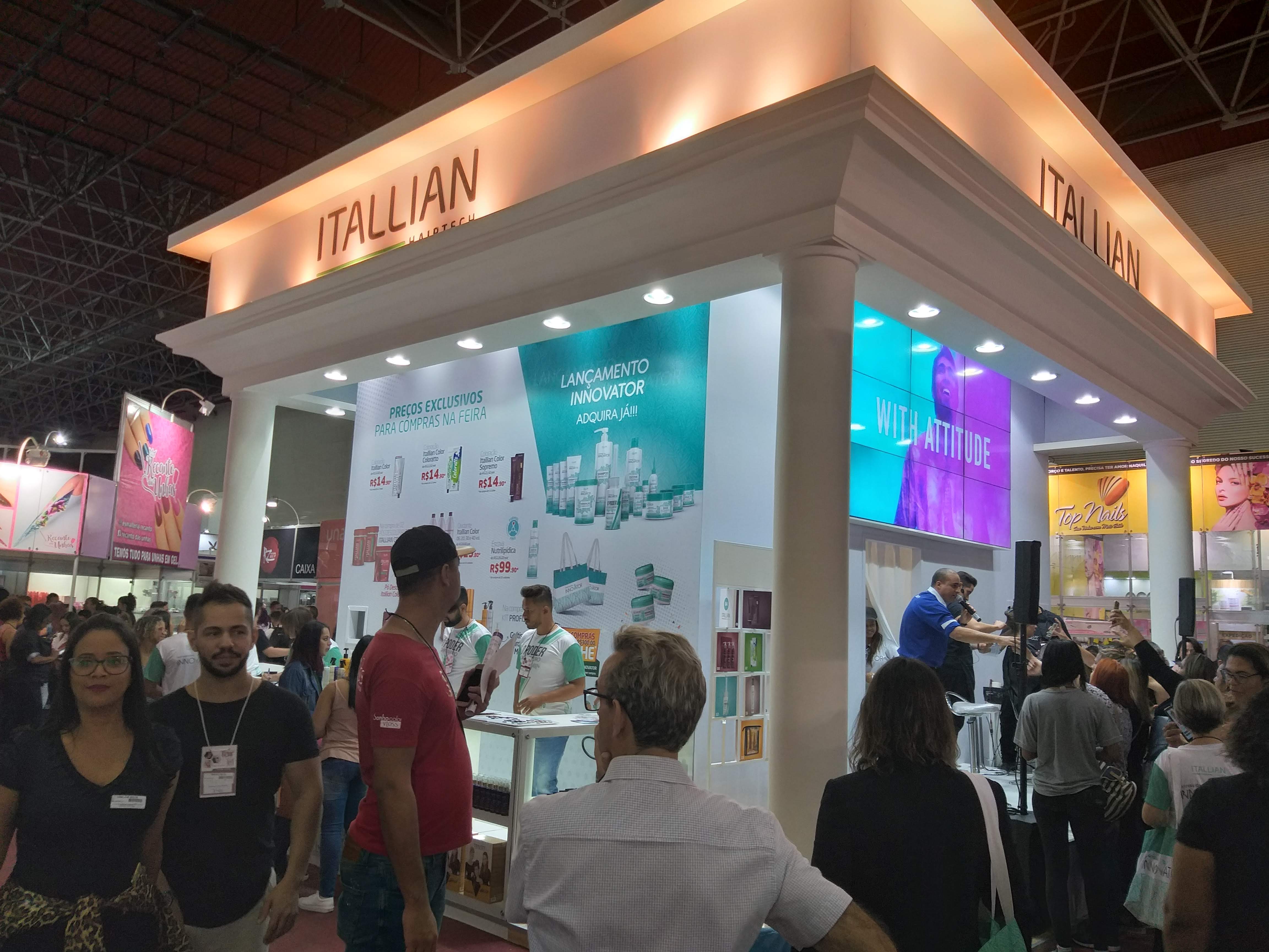 Evento Expominas Stand Itallian: sonorização RCF e video wol.