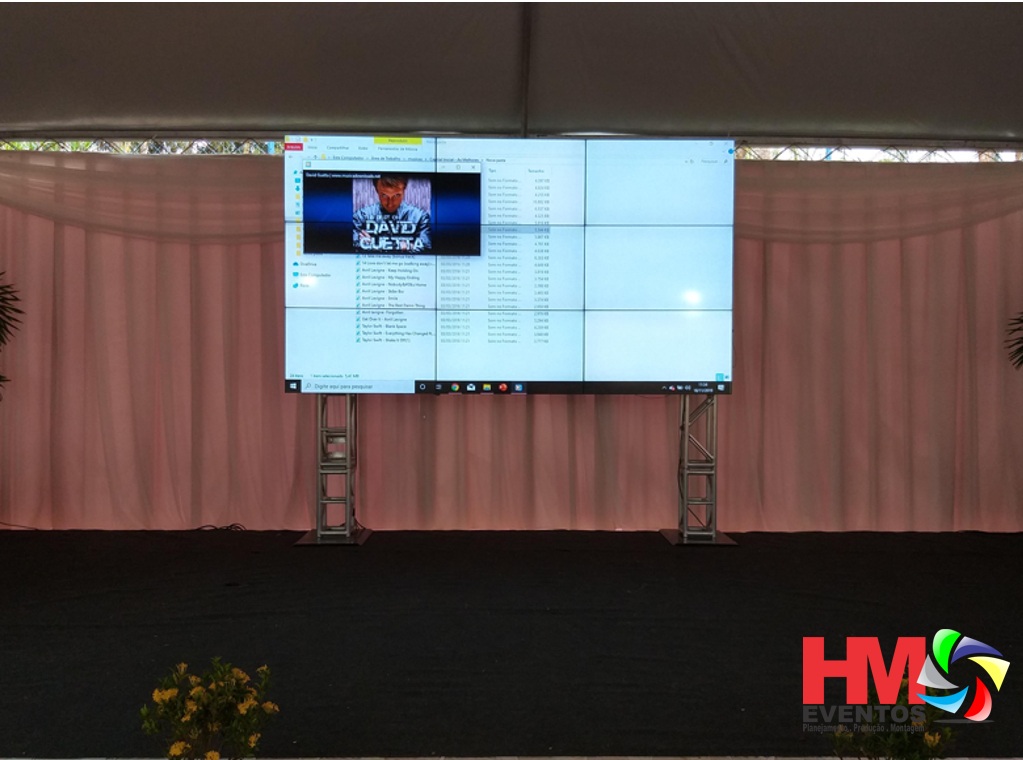 Evento SIPATMIN 2019 Itaminas mineradora Sarzedo: tendas,sonorização,piso/palco, acabamento em tecido e video wol.